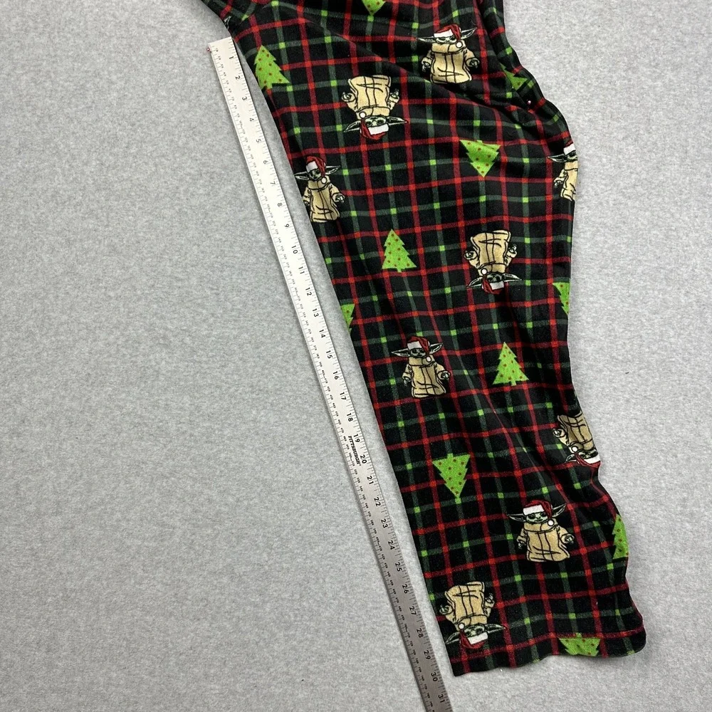 Star Wars Sleepwear Pajama Pants Christmas Yoda Mens Size XL - Picture 4 of 6
